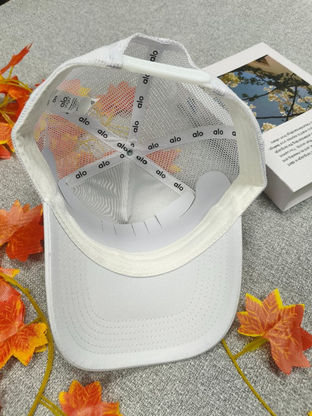 Unisex Alo Yoga District Trucker White Hat Athleisure Tennis Sporty Capšš¤ - Picture 4 of 5